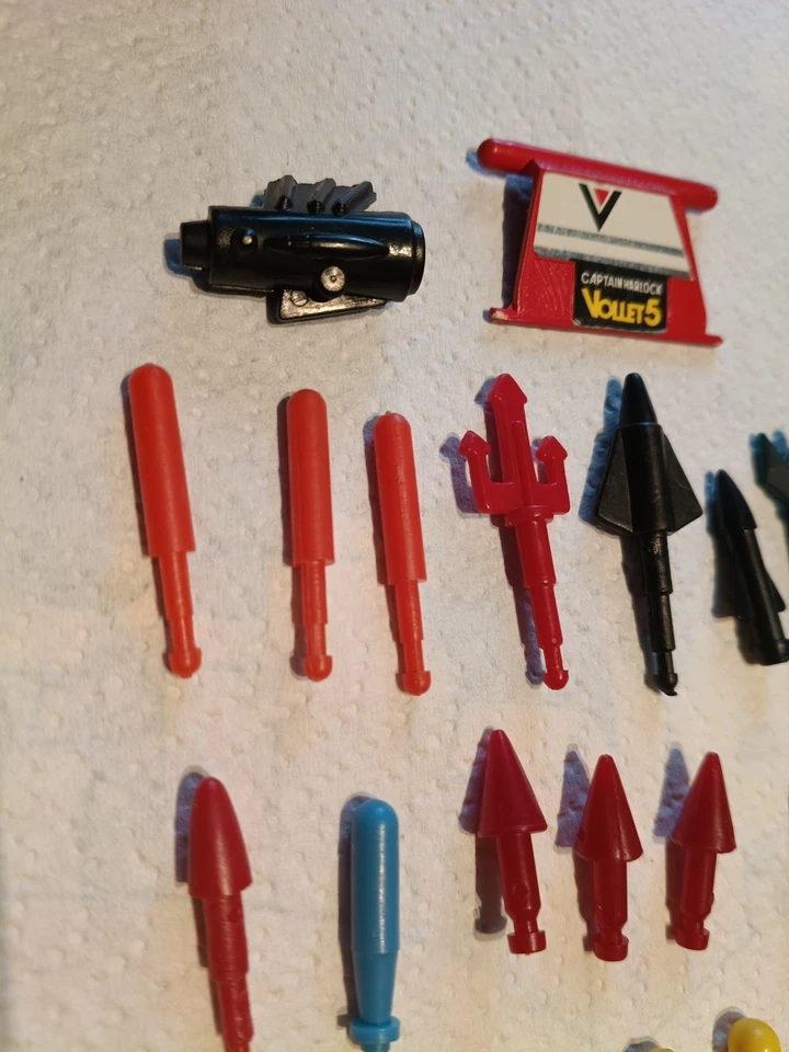 21 Pezzi Missili Ecc Ufo Goldrake Voltron Daltanius Ga37 Popy Mattel Ceppiratti - Immagine 3 di 4