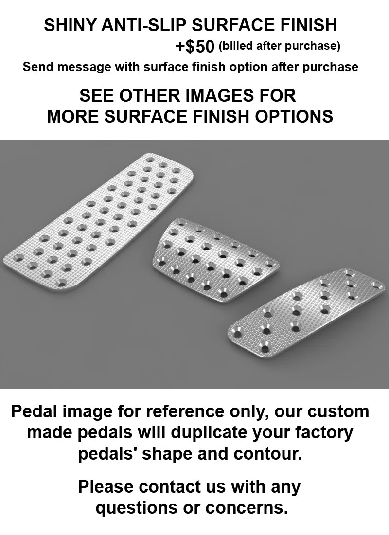 Ferrari F355 1st Gen Deluxe Auto Billet aluminum racing pedal pad covers