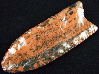 Exceptionally Fine Colored 4 5/8 inch Nevada Clovis Point with COA Arrowheads