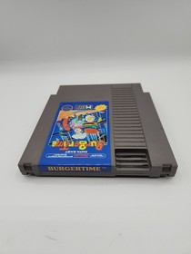 BurgerTime Nintendo Entertainment System NES cartridge only Label Complete