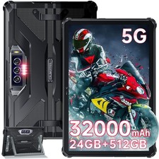 2026 OUKITEL RT7 5G Rugged Tablets 10.1 in FHD Tablets 512GB 36GB 32000mAh NFC