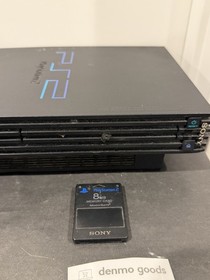 Sony Playstation 2 PS2 Fat Bundle 2 Controllers Memory Card 10games Tested