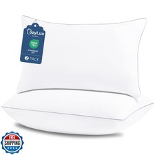 CozyLux Pillows Queen Size Set of 2, Hotel Quality Bed Pillows for Sleeping 2