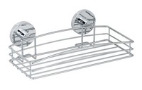 Wenko Vacuum-Loc Duschablage Wandregal Bad Verchromtes Metall Vakuum 26X7X15,3Cm