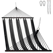 Lazy Daze Hammocks 10.5 FT Double 2 Person Caribbean Rope Hammock, Hand Woven