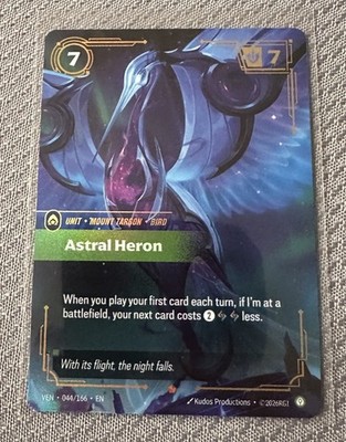 Riftbound TCG Vendetta Astral Heron 044/166 Epic Foil Near Mint English
