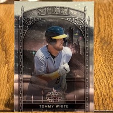 2024 Leaf Trinity Mega Box - Steel Tommy White, Tommy White #S-93 Silver...