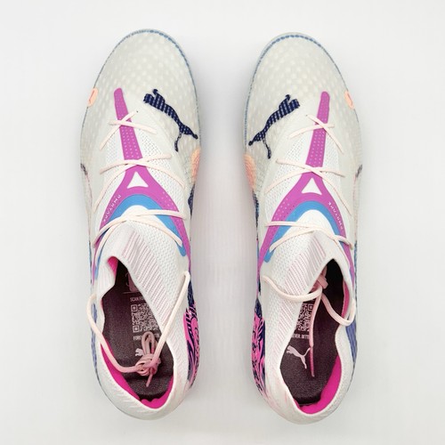Puma Future 7 Ultimate Volume Up FG/AG Soccer Cleats White Pink Size 11.5 - Picture 6 of 6