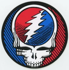 Liquid Blue Grateful Dead Steal Your Face Sticker Deadhead GDM