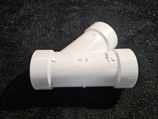 QTY 5 Charlotte Pipe PVC 00600 1400HA 4 In. Schedule 40 DWV Hub PVC Wye