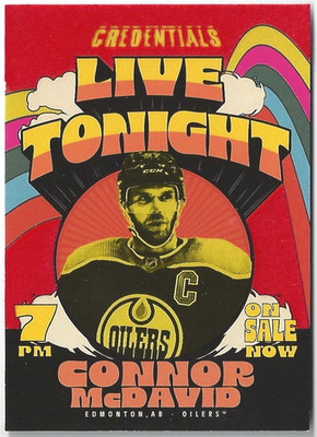 2023-24 Upper Deck Credentials Live Tonight Connor McDavid #LT-1 17