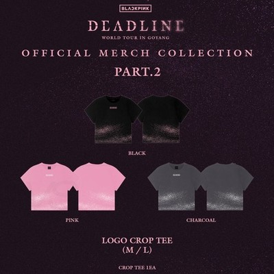 BLACKPINK ソウルコン DEADLINE TOUR CROP TEE M BLACKPINK - Logo Crop Tee ['DEADLINE' WORLD TOUR IN SEOUL