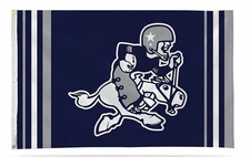 Dallas Cowboys Premium 3x5 Feet Flag Banner, Retro Logo, Metal Grommets,...