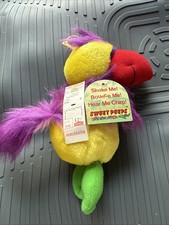 Vintage 1982 AmToy Sweet Peeps Shake Chirp Plush Bird 8 Tags Attached
