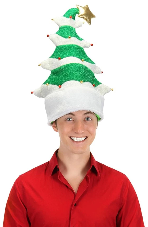 Elástico Árbol de Navidad Divertido Sombrero Disfraz - Imagen 1 de 1