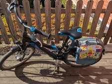 Kinderfahrrad Puky Crusader light 20 Zoll blau-schwarz ,mit nagelneuem Helm
