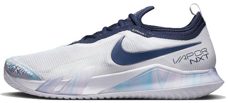 Size 12.5 - NikeCourt React Vapor NXT White Midnight Navy for sale