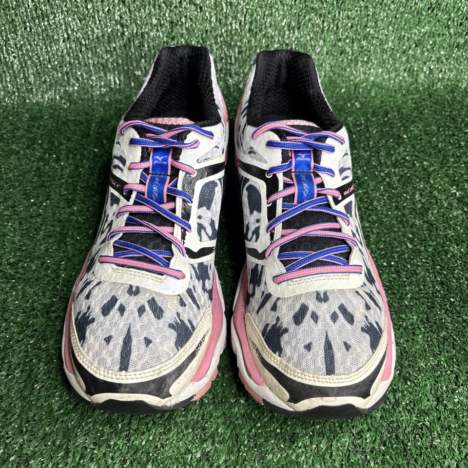 Zapatos deportivos para correr Mizuno Wave Creation 15 para mujer talla 10 rosa blanco Foto 2 de 4