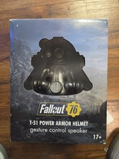 Fallout 76 T-51 Power Armor Helmet Bluetooth Speaker New In Box