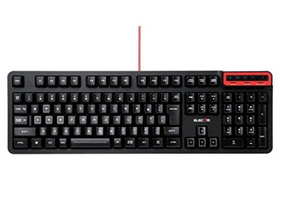 ELECOM Gaming Tastatur [DUX] Full Key Customization Hardware Makro kompatibel