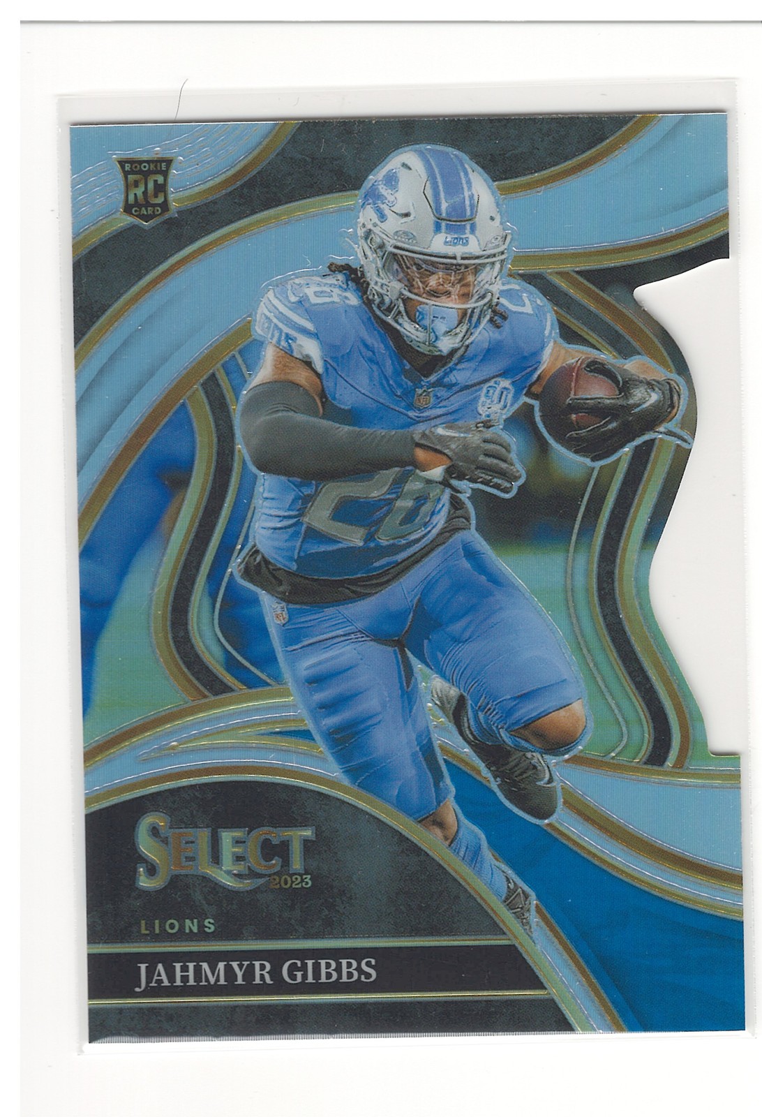 2023 Panini Select #266 Jahmyr Gibbs Silver Prizms Die Cuts