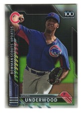 2016 Bowman Chrome Scouts' Top 100 Updates #BSU-DU Duane Underwood  