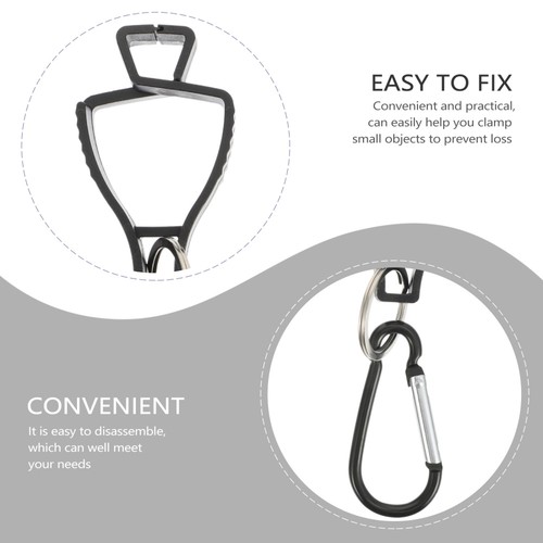 2 Pcs Belt Clip Work Gloves Holder Sturdy Clips for Hand Towels Construction - Picture 11 of 12