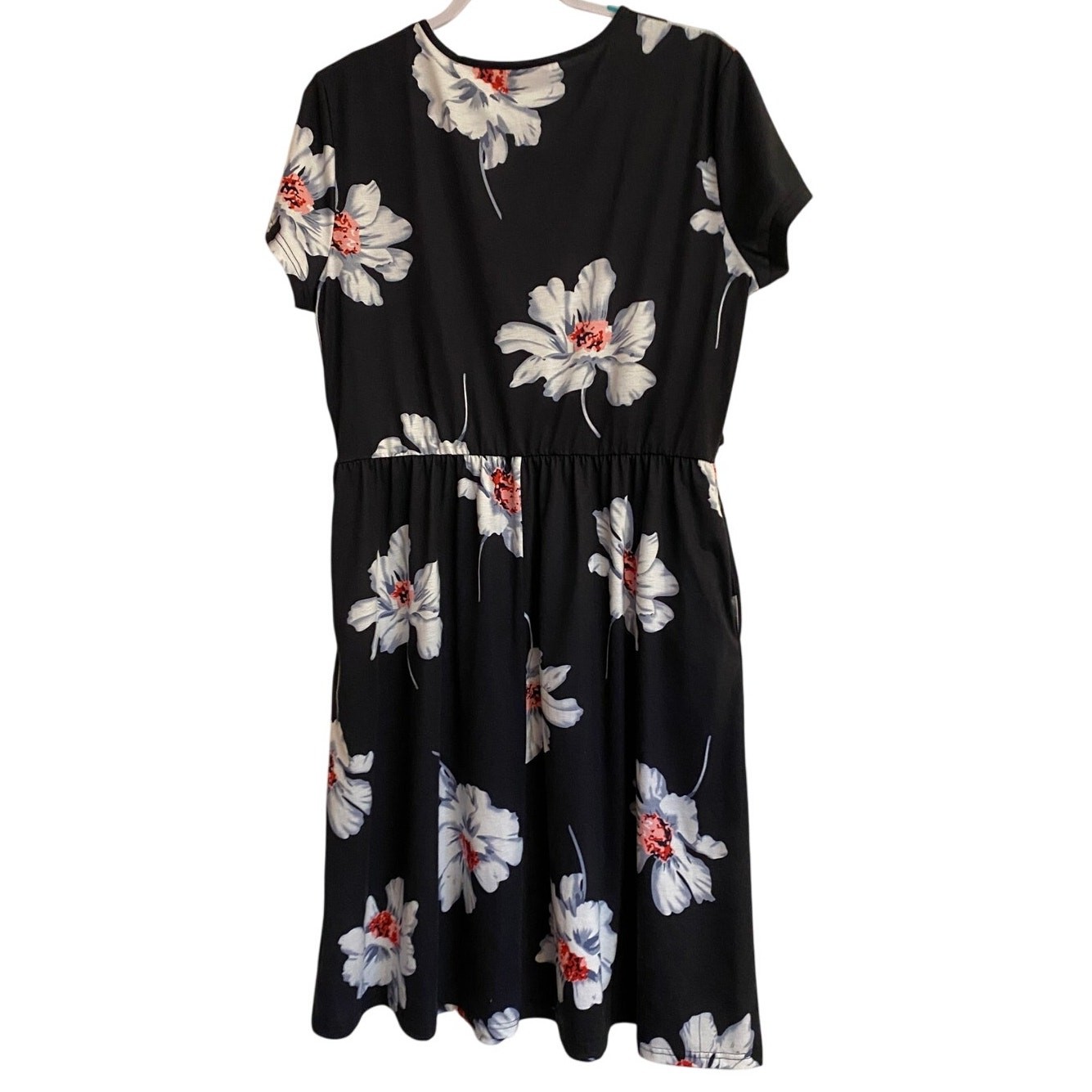 Ouges Modest Work Casual Faux Wrap Dress Size 2XL - image 3