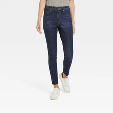 Women's High-Rise Skinny Jeans - Universal Thread™ Dark Wash 4/27R