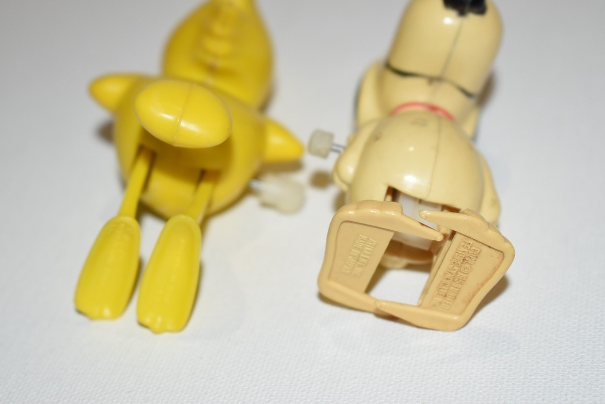 Vintage Wind-Up Snoopy Toy 1958 Peanuts 1958 Japan w/Woodstock | eBay