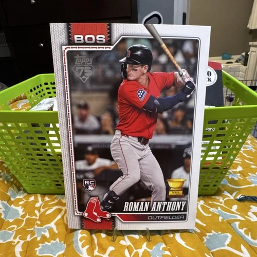 Topps Series 1 #189 Roman Anthony Rookie Boston Red Sox Baseball 2026 Jumbo Card