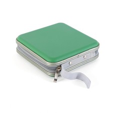 BoPaBeBo Hard Plastic CD Holder, Study Case for 32 Capacity small, Green