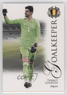 2023-24 Futera Unique World Football Goalkeepers Thibaut Courtois #002 0e3u