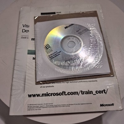 Microsoft Visual Studio 6.0 Enterprise Edition Sealed Media Manuals Included