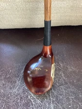 Antique Hickory Wood Shaft Arch Compstons Own Driver Golf Club D4