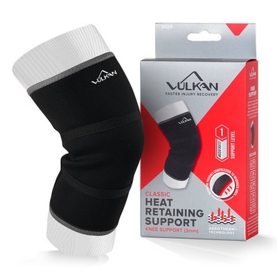 Vulkan Kniebandage, 5 mm, Neopren Medium 3 mm, New Style (schwarz)