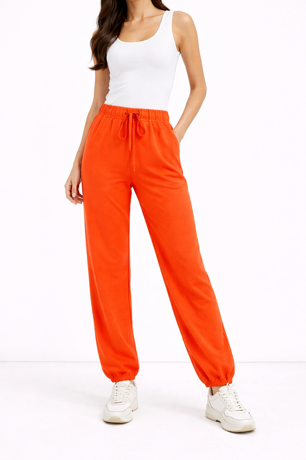 Sweatpants JUVIA orange women's pants jogger casual pants 36 S Jana Ina casual New-image