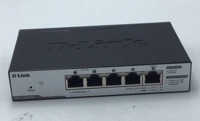 D-Link DGS-1100-05PD 5-Port Gigabit PoE-Powered Smart Managed Switch o688
