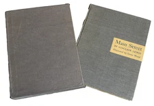 Main Street by Sinclair Lewis 1937 LEC Signed by Grant Wood w/Slipcase #109