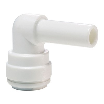 John Guest Einsteck-Winkelverbinder CI Weiß Acetal 1/4'' x 1/4'' Einsteckwinkel