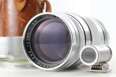[NEUF avec capot] Objectif Canon 135 mm f3,5 L39 à monture avec boîtier... - Photo 1/4
