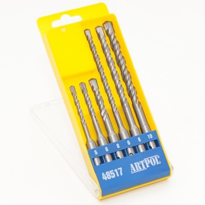 SDS-Plus Bohrer Satz 6 tgl. Set Ø 5 / 6 / 8,  6 / 8 / 10 mm SDS+