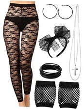 80s Costume Accessories Set for Halloween X-Large