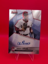 2025 Bowman's Best Baseball Robert Arias Auto B25-RA Guardians 