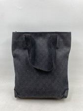 Gucci Black GG Canvas Tote Bag