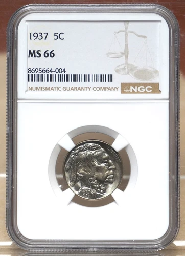 1937 BUFFALO NICKEL NGC MS66 664004