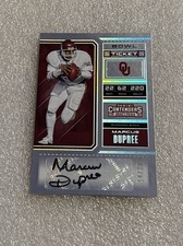 MARCUS DUPREE 2018 Panini Contenders Draft Picks SILVER AUTO #/25 Bowl Ticket SP