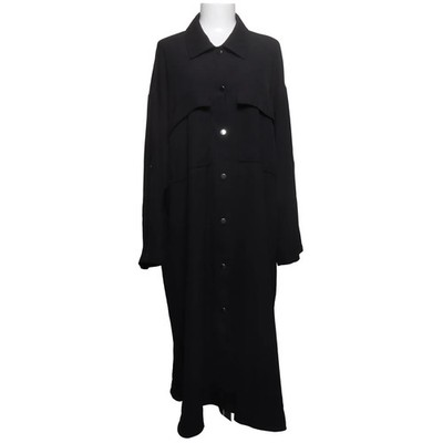 Zizzi, Blusenkleid, Größe: L, MSUN, US, LONG OVERSHIRT, Schwarz, Einfarbig #Dw3