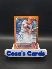 JJ WETHERHOLT 2025 BOWMAN CHROME MEGA AUTO #BMA-JW ORANGE MEGA REFRACTOR  10/25