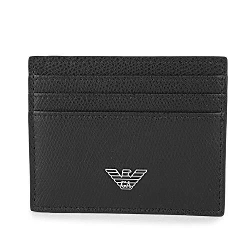 Emporio Armani Money Clip Card Case Y4R236 YAQ2E 81072 Black